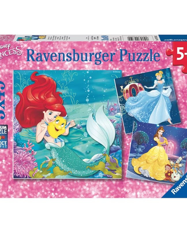 Puzzles Disney - Aventure de princesses (3 x 49 pcs) - Casse - têtes - Boutique LeoLudo - Ravensburger
