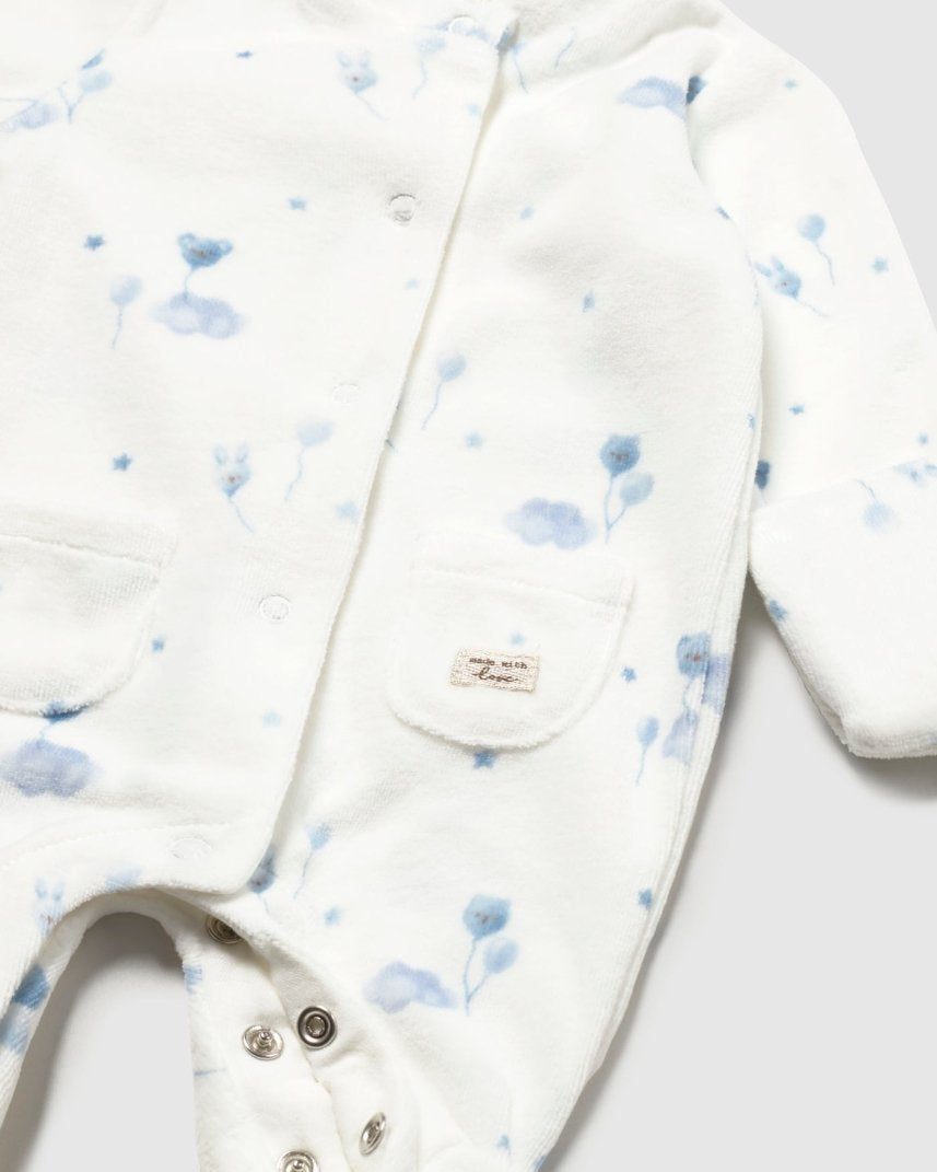 Pyjama imprimé Mayoral – Bleu ciel -Vêtements- Boutique LeoLudo-Mayoral