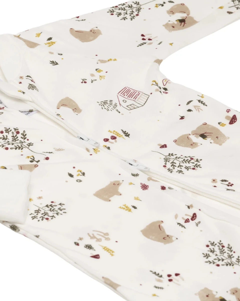 Pyjama pour bébé en bambou - Ours -Vêtements- Boutique LeoLudo-Perlimpinpin