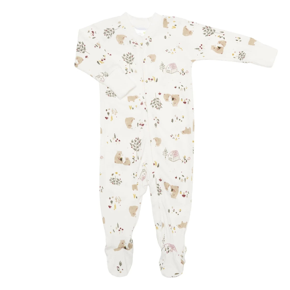 Pyjama pour bébé en bambou - Ours -Vêtements- Boutique LeoLudo-Perlimpinpin