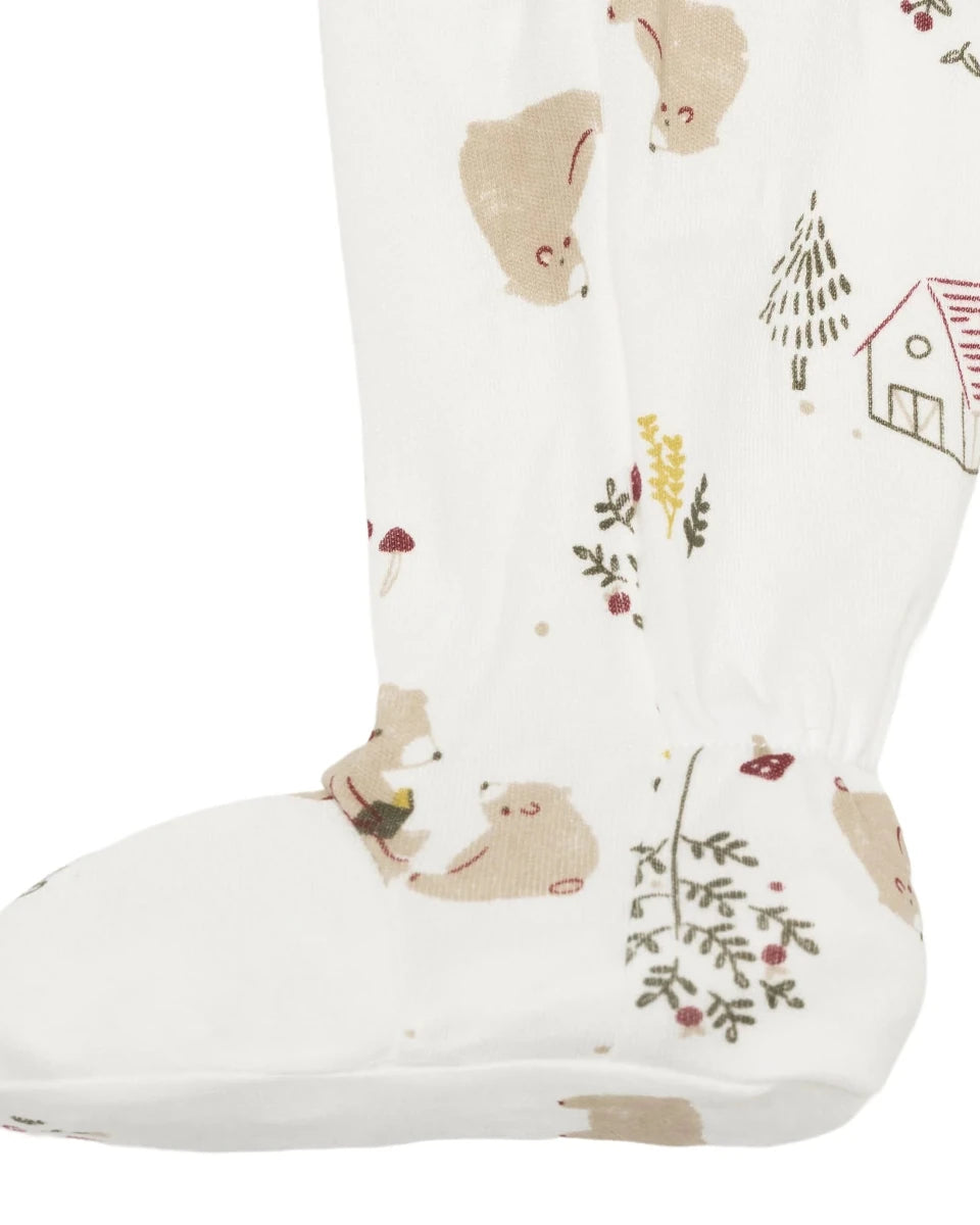 Pyjama pour bébé en bambou - Ours -Vêtements- Boutique LeoLudo-Perlimpinpin
