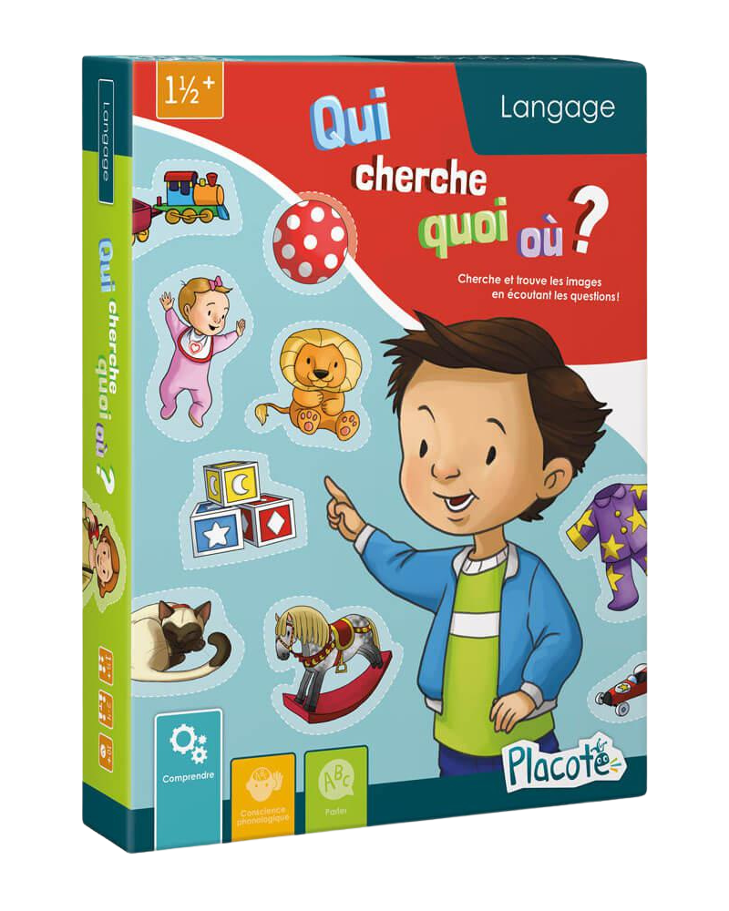 Qui cherche quoi où? - Jeux de société - Boutique LeoLudo - Placote