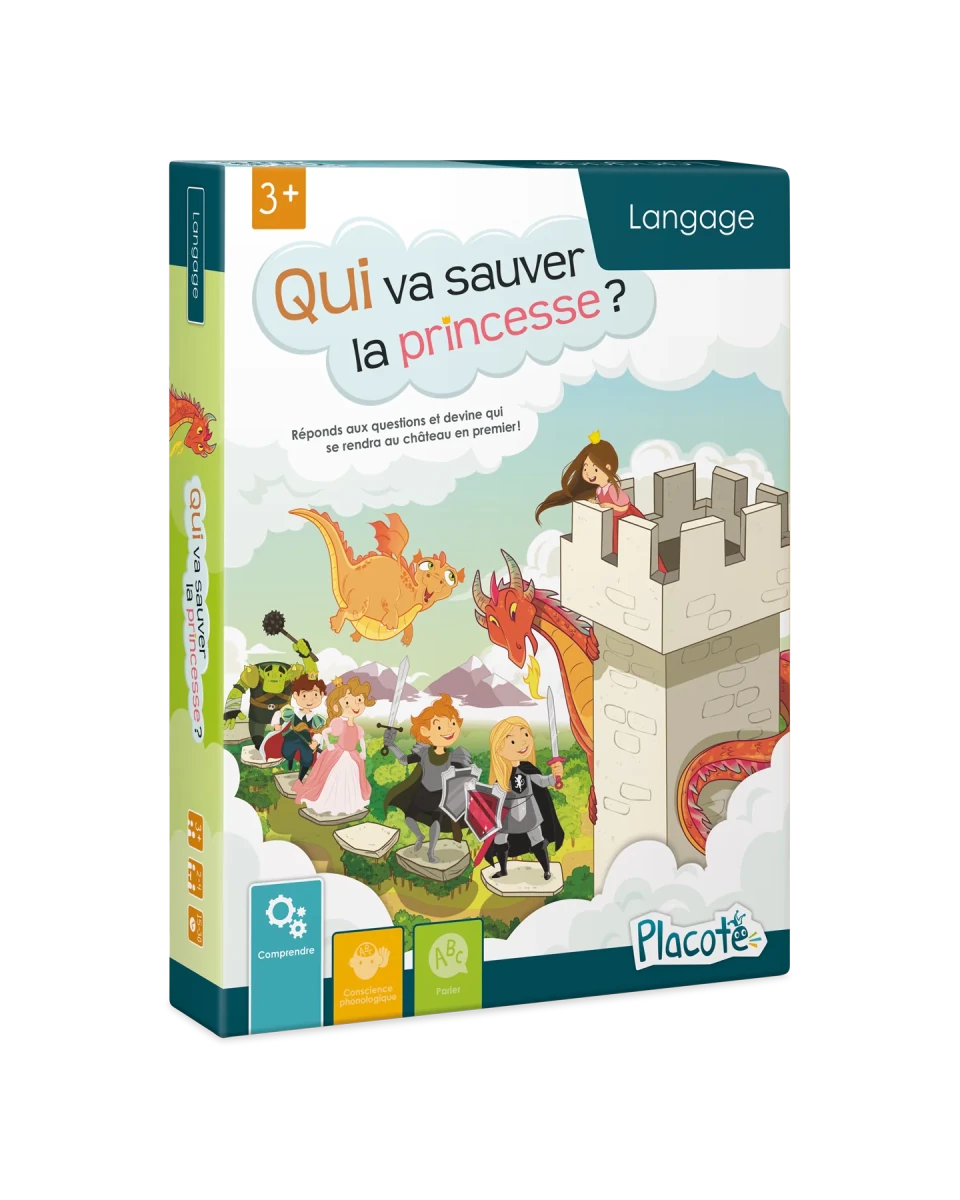 Qui va sauver la princesse? - Jeux de société - Boutique LeoLudo - Placote