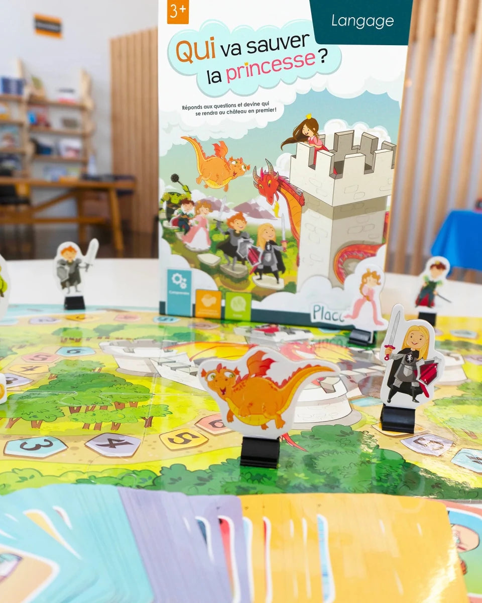 Qui va sauver la princesse? - Jeux de société - Boutique LeoLudo - Placote