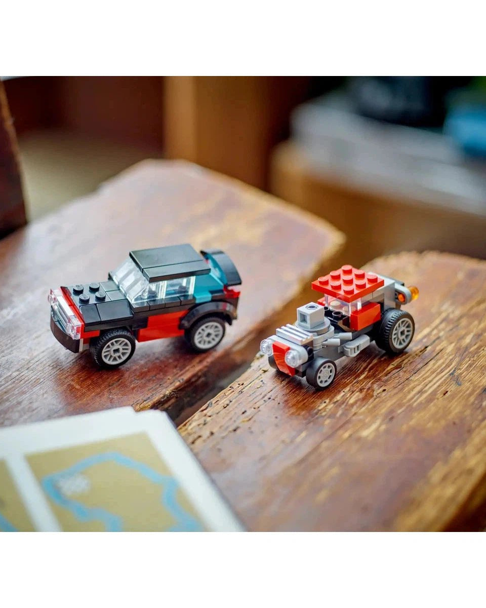 Remorque à plateforme avec hélicoptère (270 pcs) - Jeux de construction - Boutique LeoLudo - LEGO