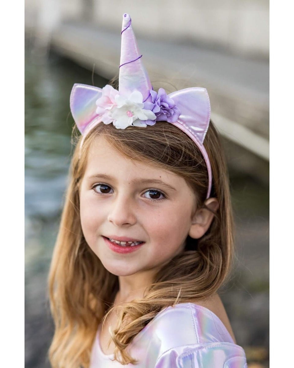 Robe Alicorne avec ailes et bandeau (3 à 6 ans) - Costumes - Boutique LeoLudo - Great Pretenders