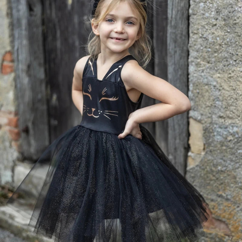 Robe de chat noir avec serre-têt -Costumes- Boutique LeoLudo-Great Pretenders