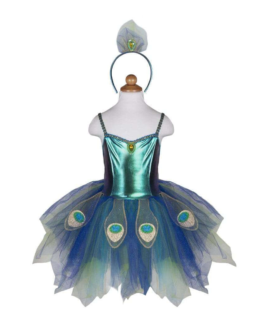 Robe et serre - tête Paon majestueux (5 - 6 ans) - Costumes - Boutique LeoLudo - Great Pretenders