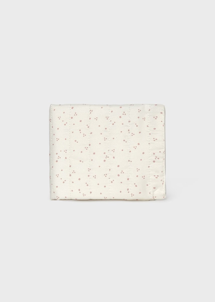Sac à langer matelassé Mayoral avec matelas à langer – Écru fleuri -Accessoires bébé- Boutique LeoLudo-Mayoral