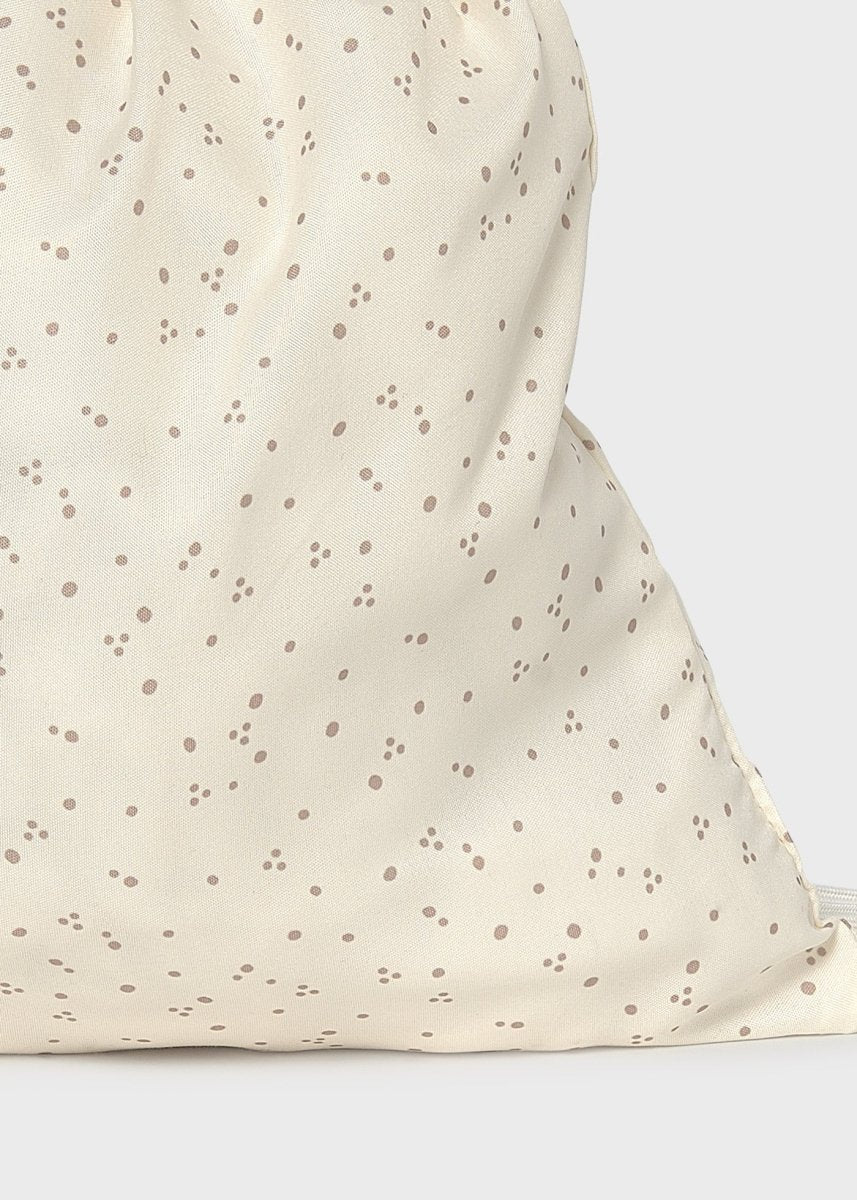 Sac à langer matelassé Mayoral avec matelas à langer – Taupe à pois -Accessoires bébé- Boutique LeoLudo-Mayoral