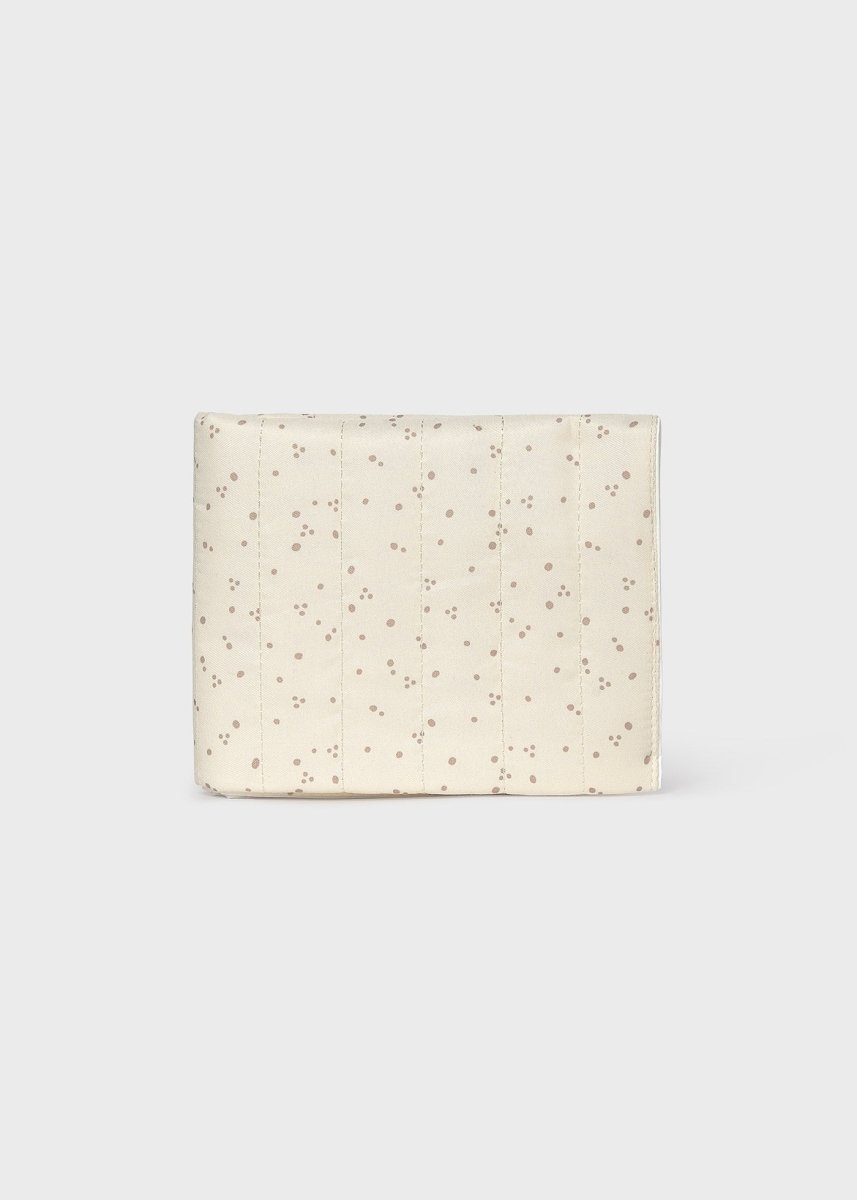 Sac à langer matelassé Mayoral avec matelas à langer – Taupe à pois -Accessoires bébé- Boutique LeoLudo-Mayoral