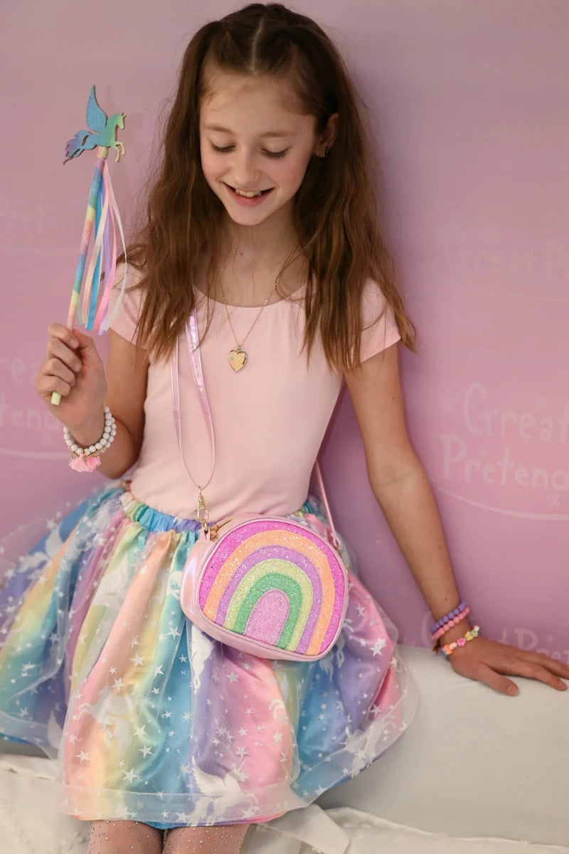Sac-à-main "Glitter Rainbow" -Accessoires vestimentaires- Boutique LeoLudo-Great Pretenders