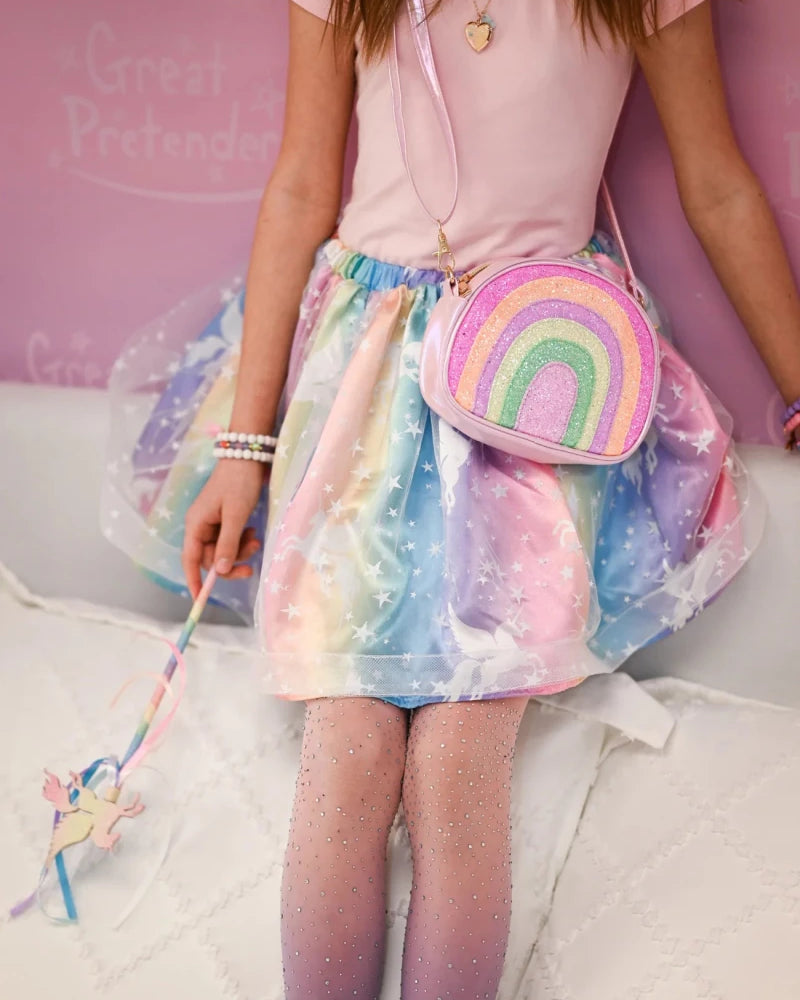 Sac-à-main "Glitter Rainbow" -Accessoires vestimentaires- Boutique LeoLudo-Great Pretenders