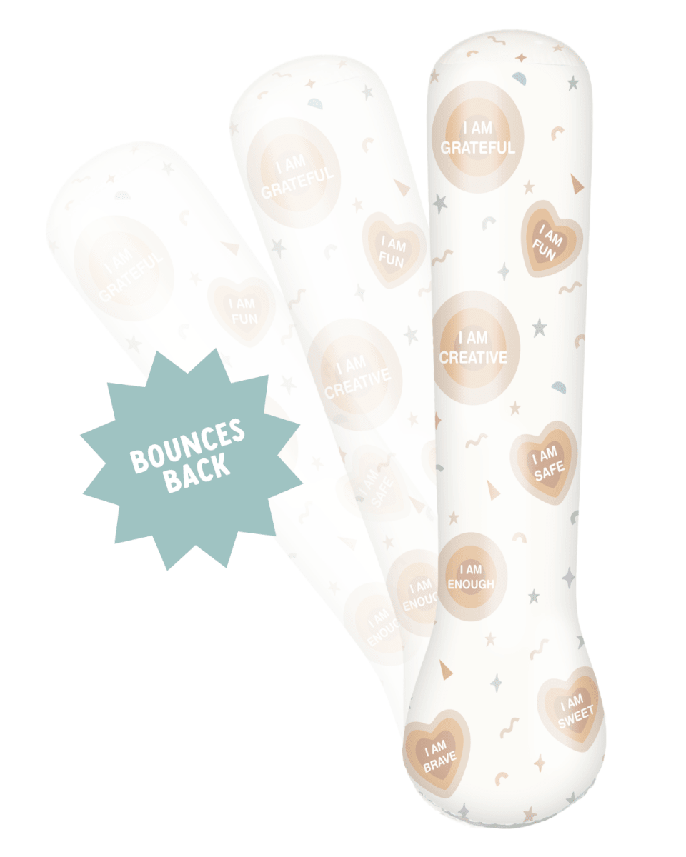 Sac de boxe gonflable avec affirmations positives -Jeu actif- Boutique LeoLudo-Cherrypick