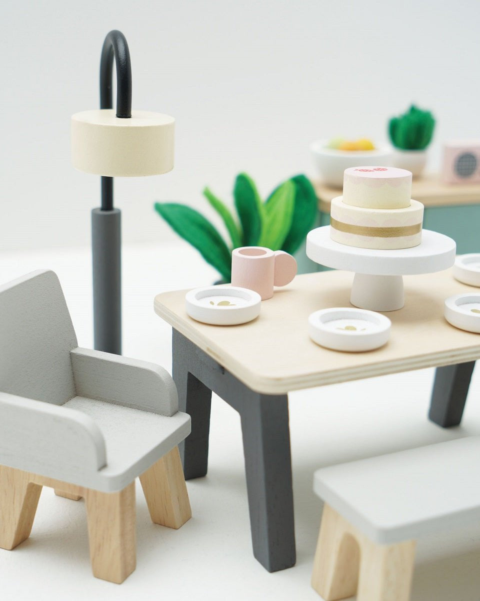 Salle à manger Daisylane pour maison de poupée - Accessoires de maison de poupées - Boutique LeoLudo - Le Toy Van