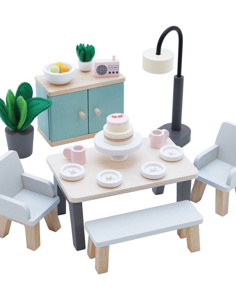 Salle à manger Daisylane pour maison de poupée - Accessoires de maison de poupées - Boutique LeoLudo - Le Toy Van