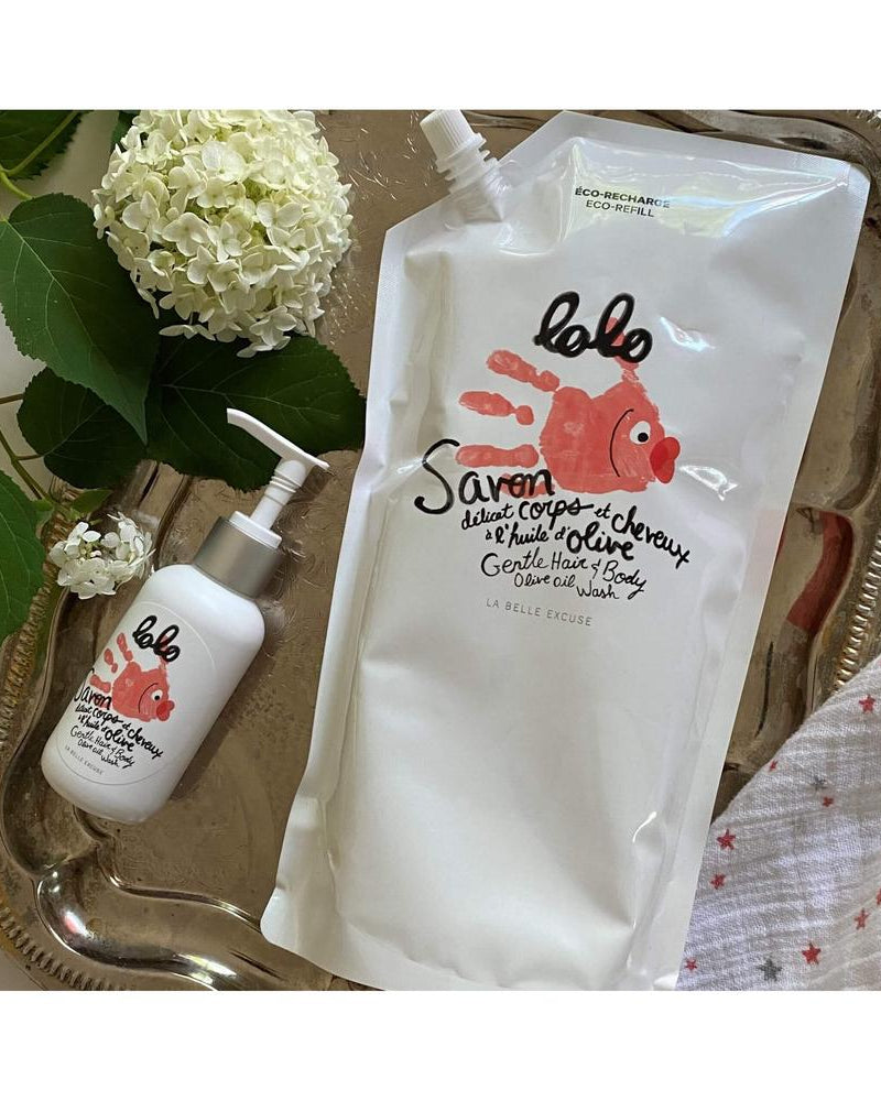 Savon délicat corps et cheveux à l'huile d'olive Soins et hygiène- Boutique LeoLudo