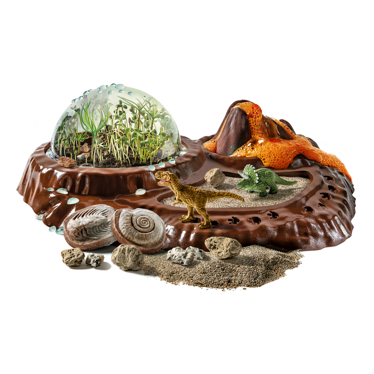 Science & Jeu: La Terre des Dinosaures -Jeux scientifiques- Boutique LeoLudo-Clementoni