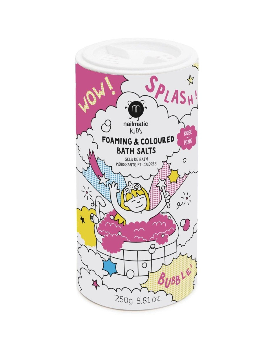 Sels de bain moussants Rose -Soins et hygiène- Boutique LeoLudo-Nailmatic