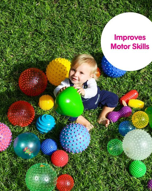 Sensory Shapes & Balls – Balles sensorielles Edushape - Jeux de motricité fine - Boutique LeoLudo - edushape