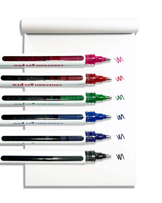 Seriously Smooth – Stylos gel rollerball (ensemble de 6) - Art & bricolage - Boutique LeoLudo - OOLY
