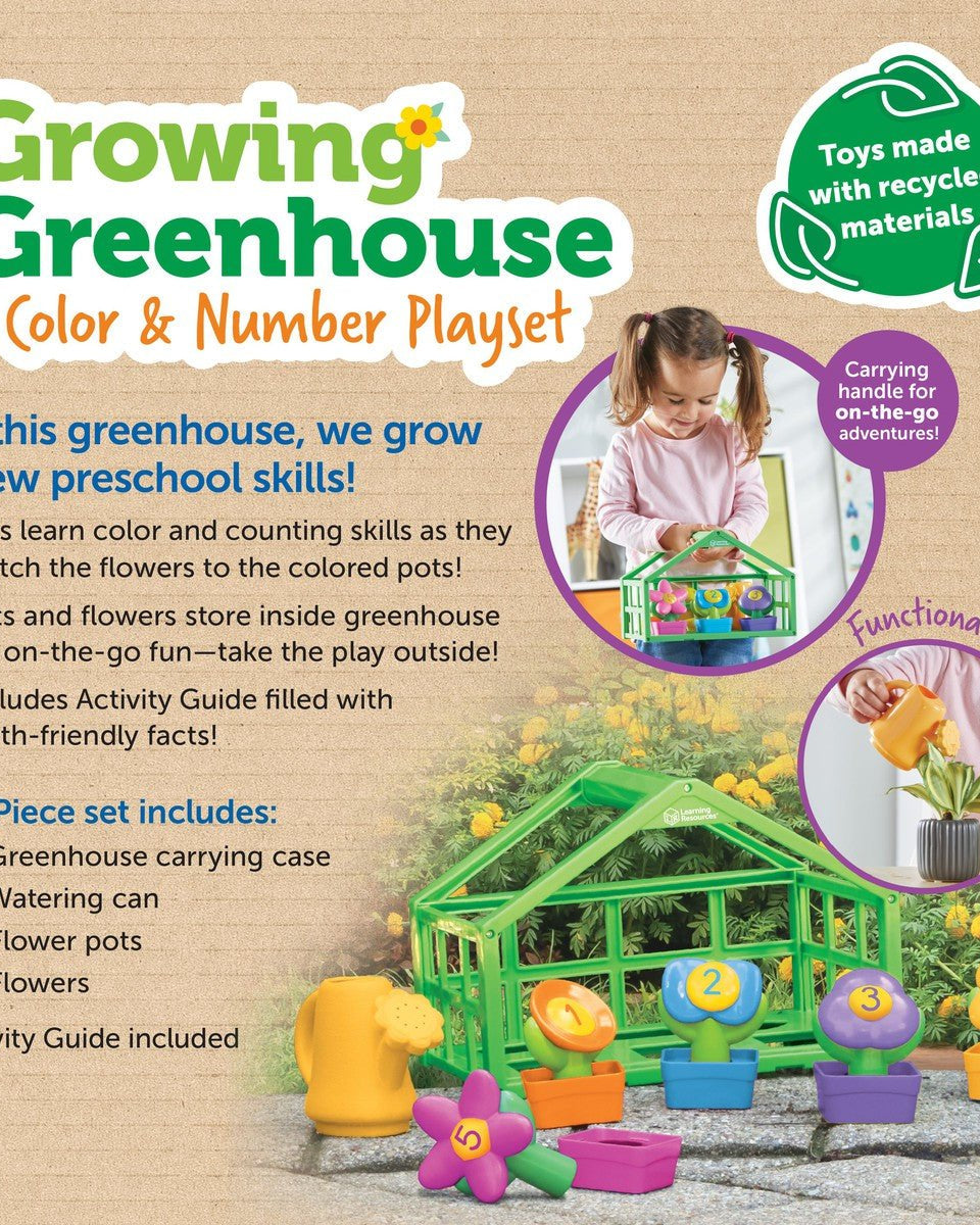 Serre de couleurs et de chiffres Growing Greenhouse - Jeux éducatifs - Boutique LeoLudo - Learning Resources