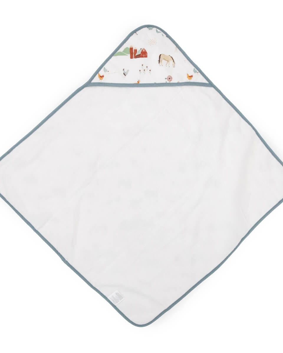 Serviette à capuche pour bébé - Farmyard - Serviettes - Boutique LeoLudo - Little Unicorn
