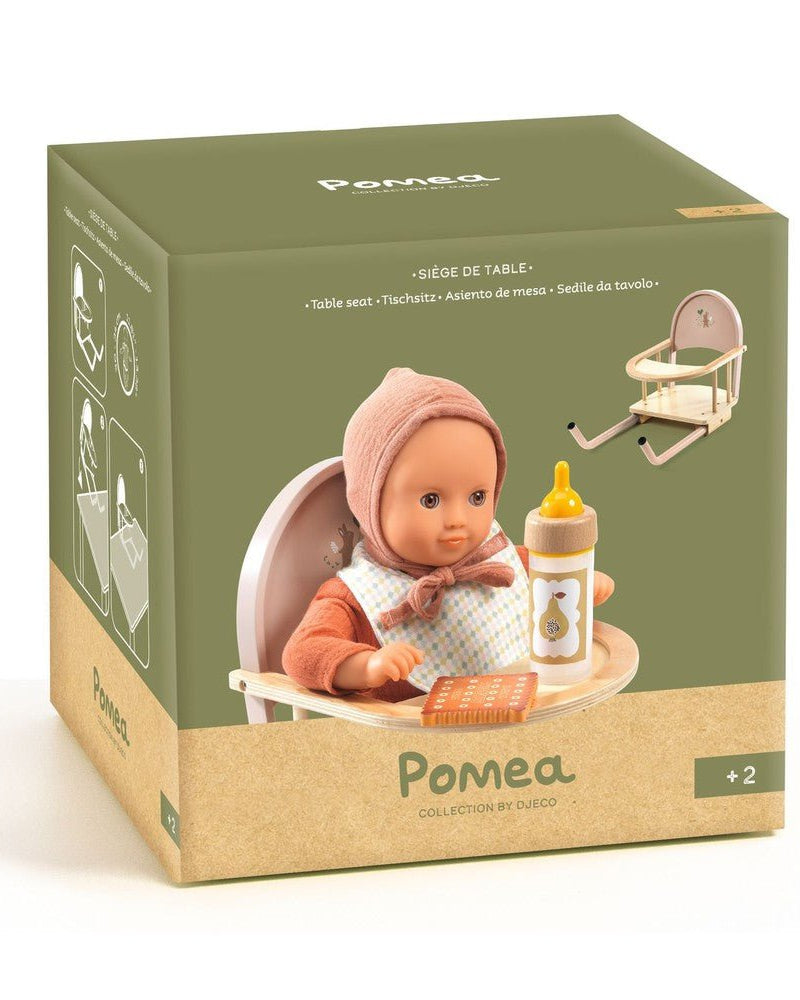 Siège de table pour repas poupée Pomea - Accessoires poupée - Boutique LeoLudo - Djeco