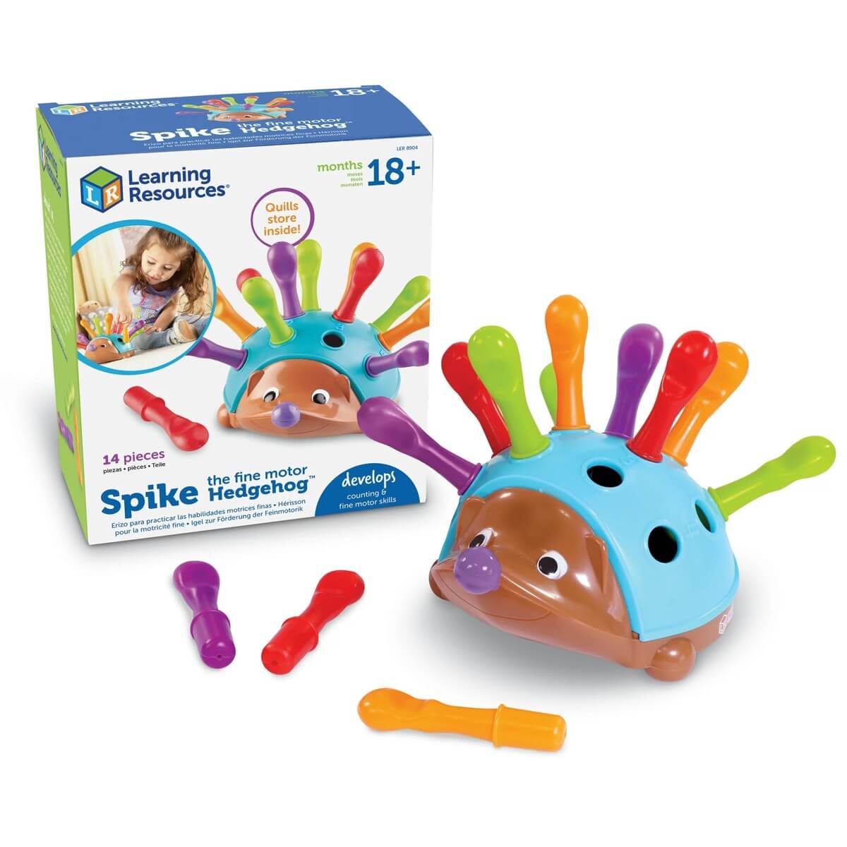 Spike le hérisson de motricité fine - Jeux éducatifs - Boutique LeoLudo - Learning Resources