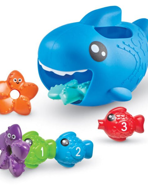 Steve le requin à ramasser et éclabousser - Jouets de bain - Boutique LeoLudo - Learning Resources
