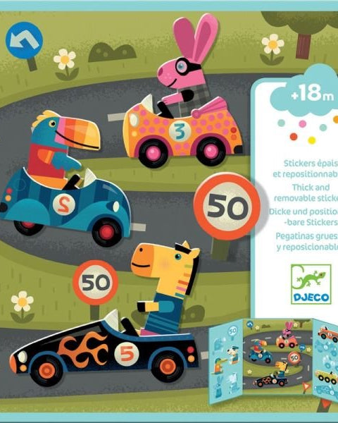 Stickers - Les voitures - Art & bricolage - Boutique LeoLudo - Djeco