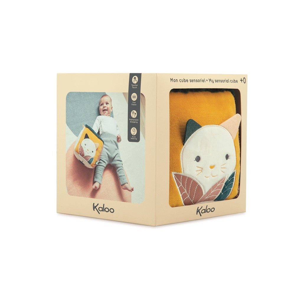 Stimuli - Mon cube sensoriel (17 cm) - Jouets d'éveil - Boutique LeoLudo - Kaloo
