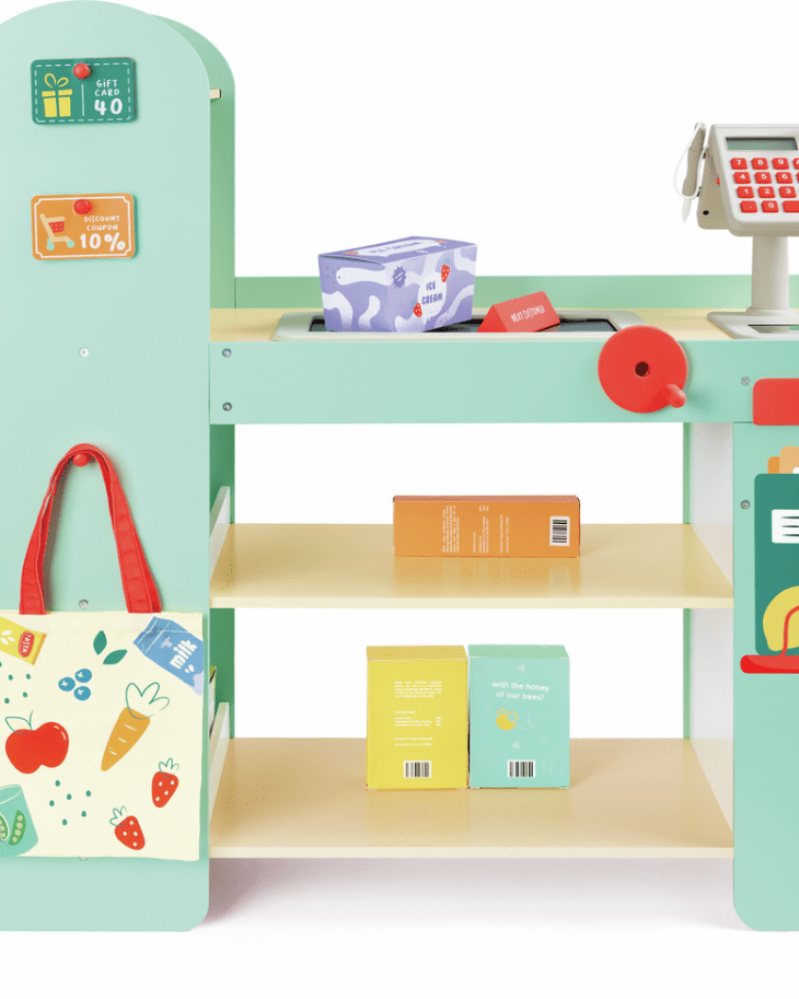 Supermarché en bois interactif - Jouets d'imitation - Boutique LeoLudo - Hape