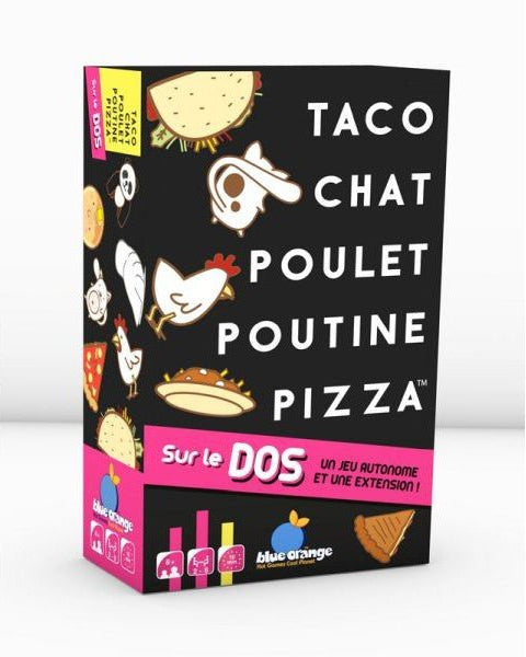 Taco, chat, poulet... sur le dos (FR) - Jeux de société - Boutique LeoLudo - Blue Orange