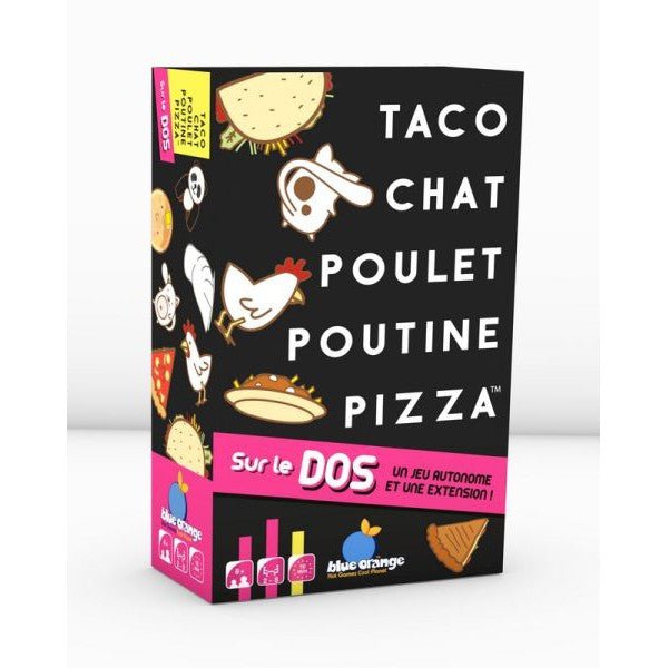 Taco, chat, poulet... sur le dos (FR) - Jeux de société - Boutique LeoLudo - Blue Orange