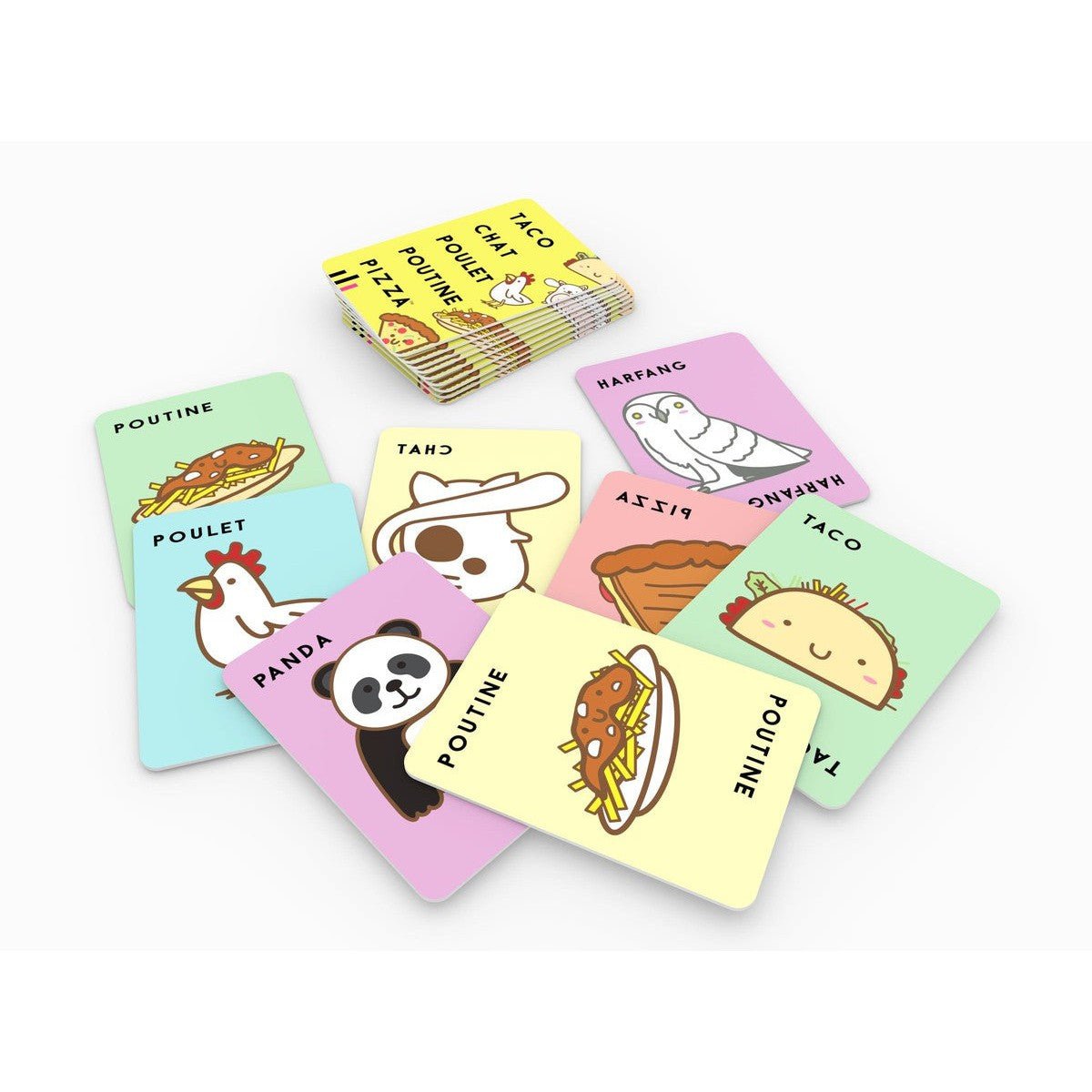 Taco, chat, poulet... sur le dos (FR) - Jeux de société - Boutique LeoLudo - Blue Orange