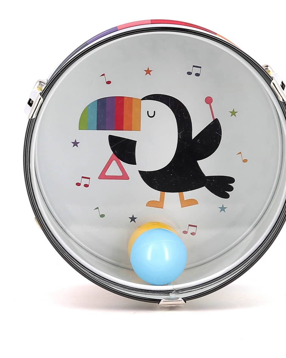 Tambour arc - en - ciel en métal Andy Westface - Jouets musicaux - Boutique LeoLudo - Vilac