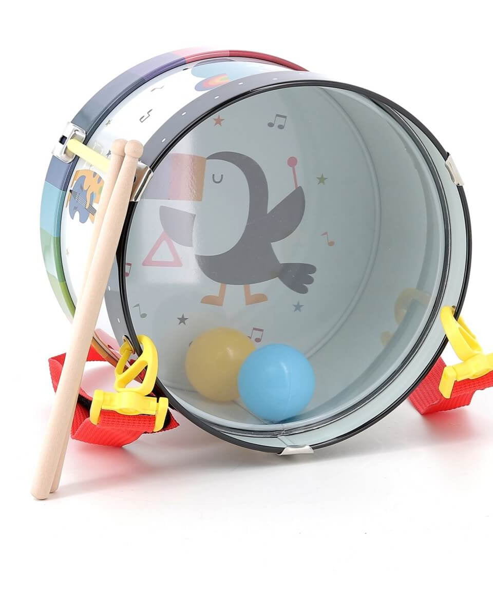 Tambour arc - en - ciel en métal Andy Westface - Jouets musicaux - Boutique LeoLudo - Vilac