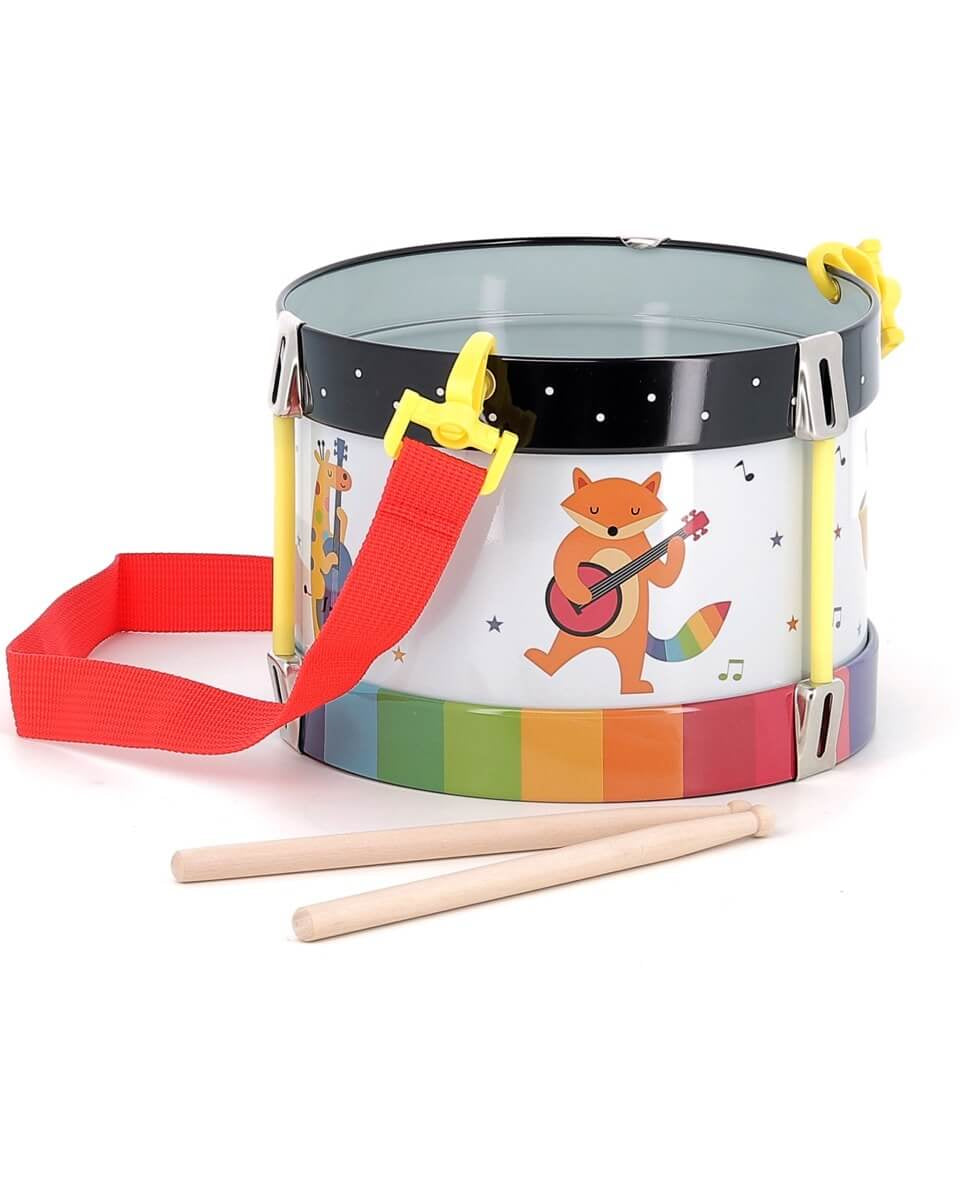 Tambour arc - en - ciel en métal Andy Westface - Jouets musicaux - Boutique LeoLudo - Vilac