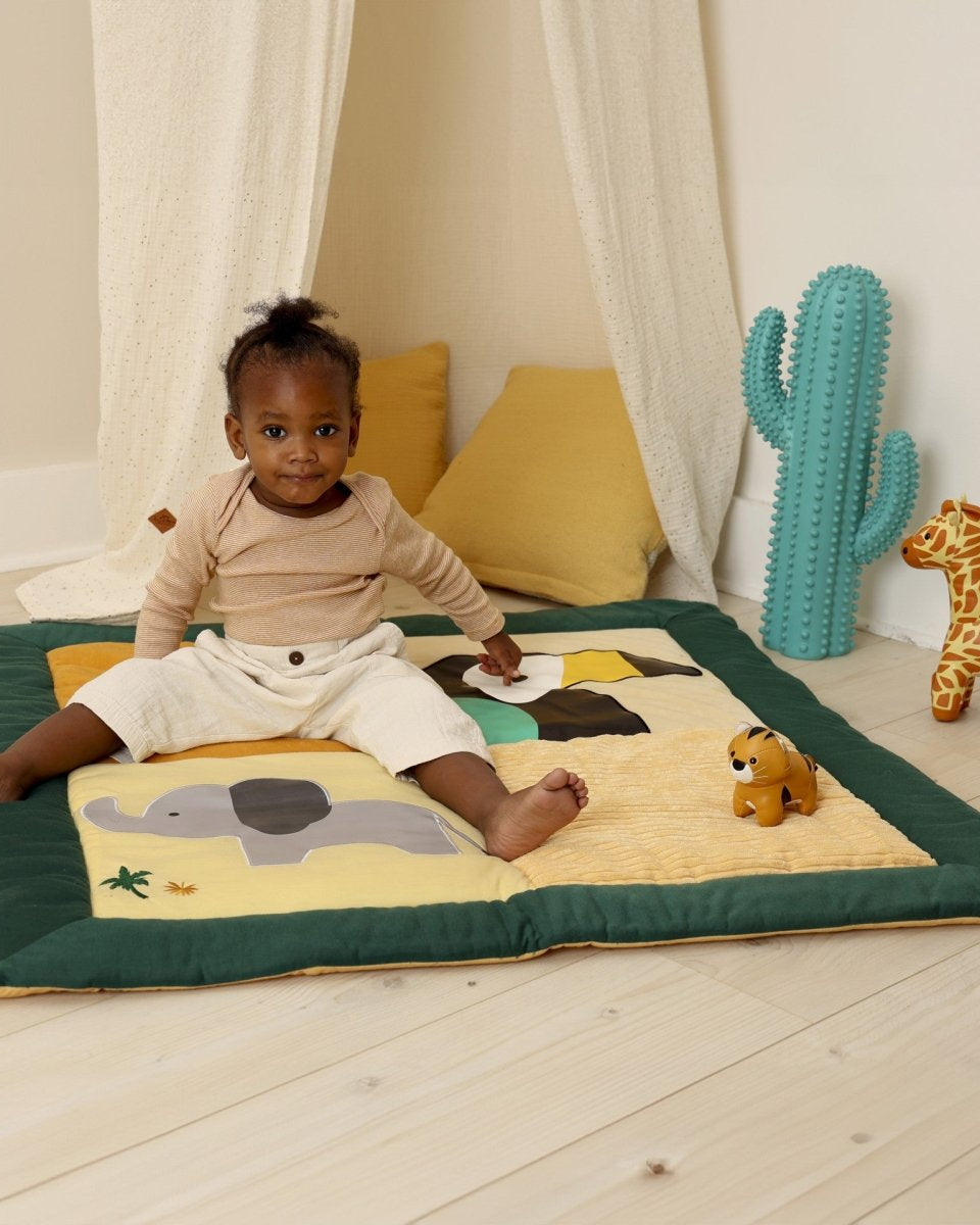 Tapis de jeu patchwork – Jungle - Jouets d'éveil - Boutique LeoLudo - Little Big Friends