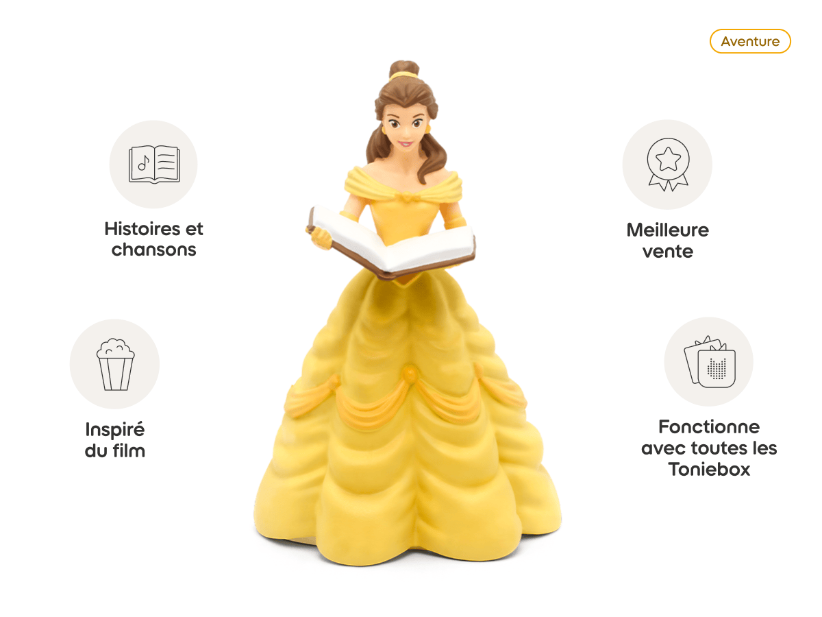 Tonies – Disney La Belle et la Bête – Figurine audio Tonie 4 ans+ (FR) -Jeux électroniques- Boutique LeoLudo-Tonies