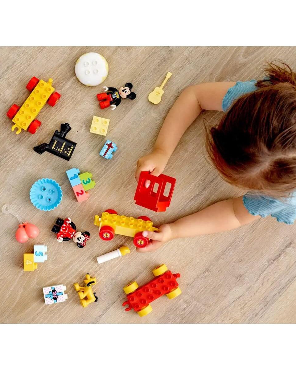 Train d'anniversaire Mickey & Minnie (22 pcs.) - Ensembles de jeu - Boutique LeoLudo - LEGO