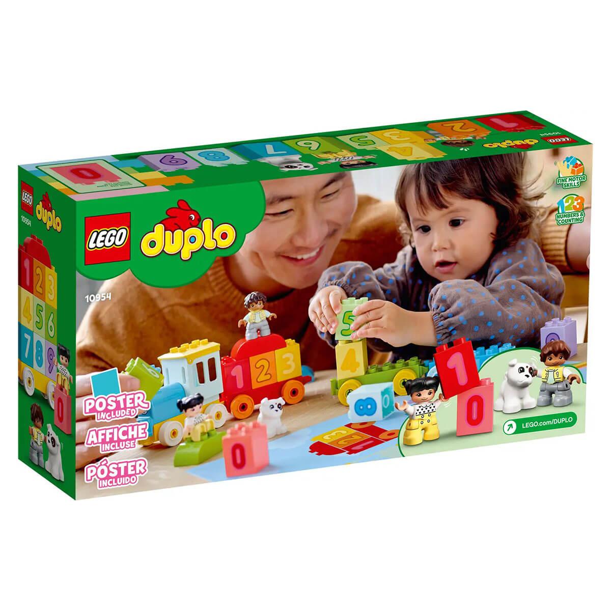 Train des chiffres - Apprends à compter (23 pcs.) - Jouets à trier & empiler - Boutique LeoLudo - LEGO