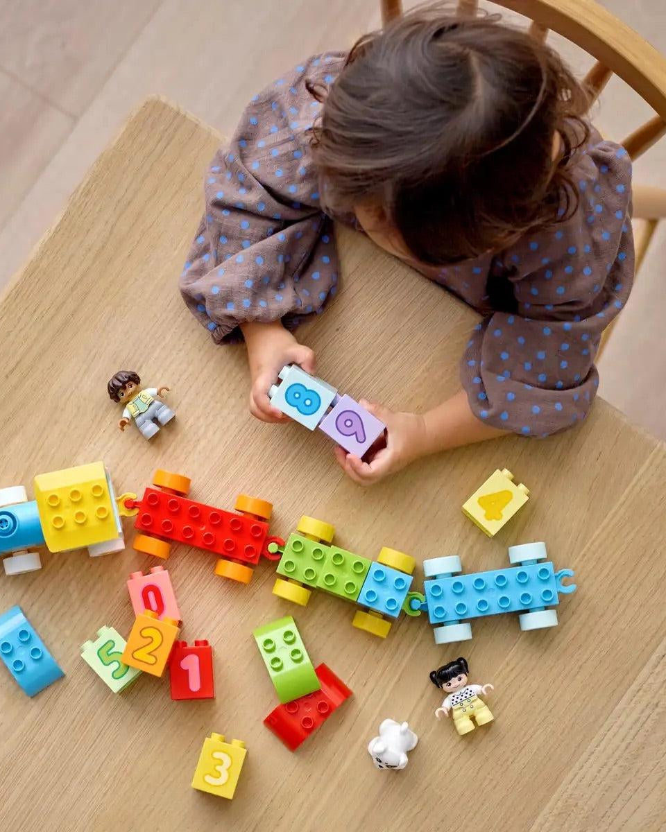 Train des chiffres - Apprends à compter (23 pcs.) - Jouets à trier & empiler - Boutique LeoLudo - LEGO