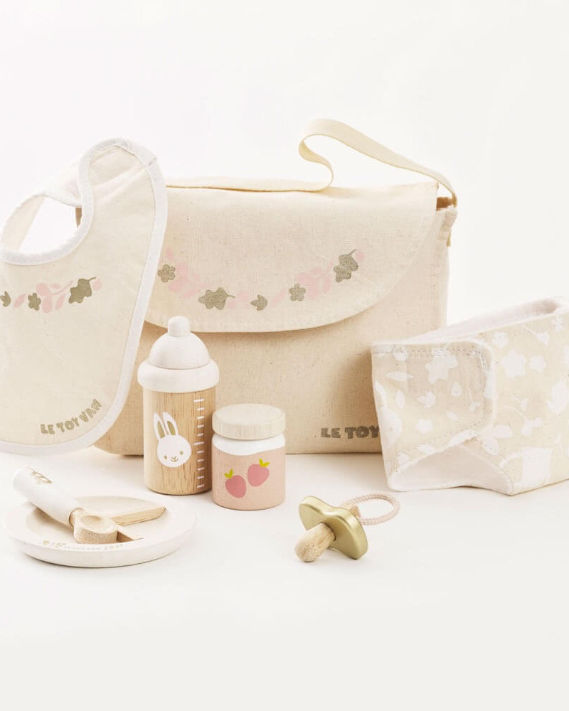 Trio meubles Candy Chic + accessoires de soin de poupée 42 cm - Jouets d'imitation - Boutique LeoLudo - Janod