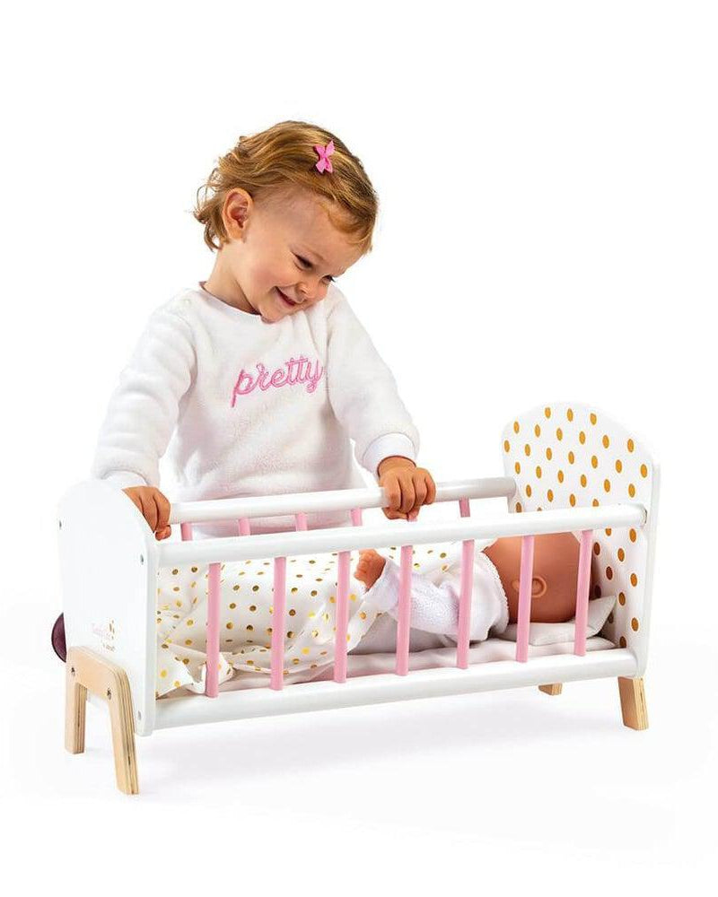 Trio meubles Candy Chic + accessoires de soin de poupée 42 cm - Jouets d'imitation - Boutique LeoLudo - Janod