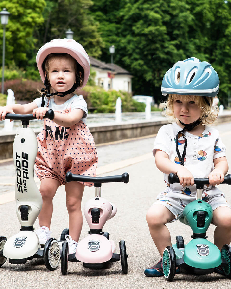 Trottinette 2 - en - 1 Highwaykick 1 - Vert Forêt - Jeux d'extérieur - Boutique LeoLudo - Scoot & Ride