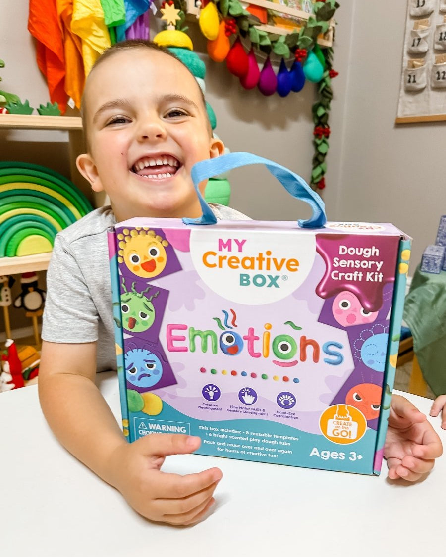 Trousse sensorielle de pâte à modeler – Les émotions -Art & bricolage- Boutique LeoLudo-Connetix