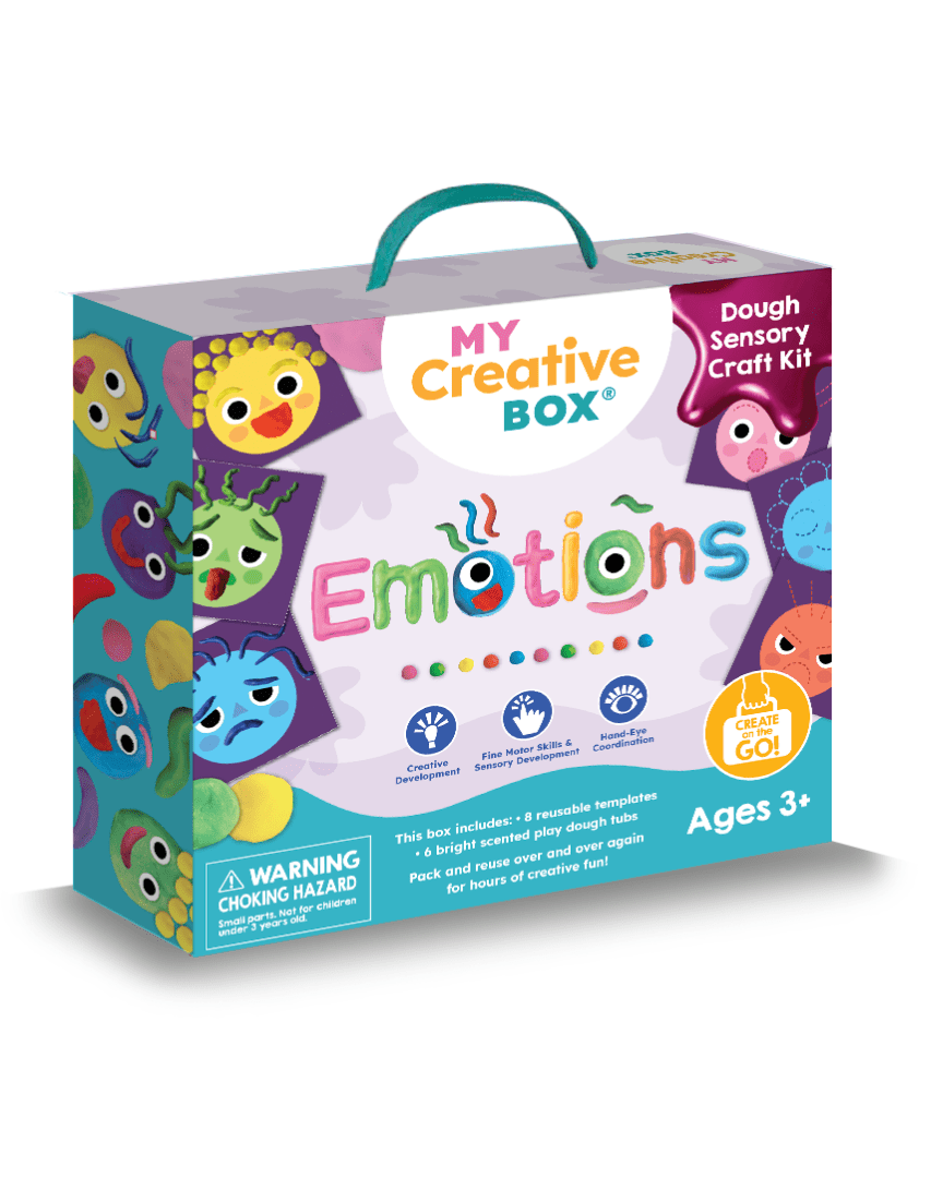 Trousse sensorielle de pâte à modeler – Les émotions -Art & bricolage- Boutique LeoLudo-Connetix