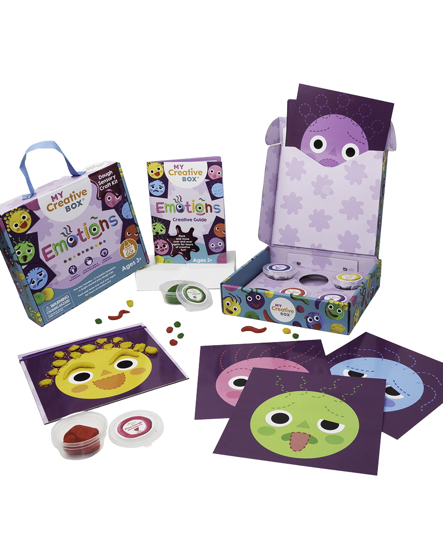 Trousse sensorielle de pâte à modeler – Les émotions -Art & bricolage- Boutique LeoLudo-Connetix